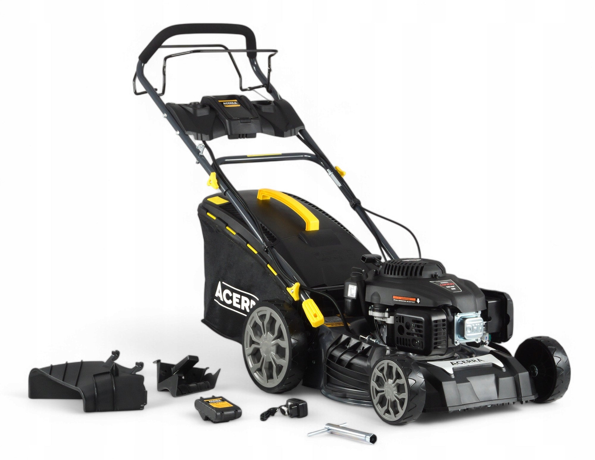 Diesel mower with electric starter and drive, Loncin / 46 cm
