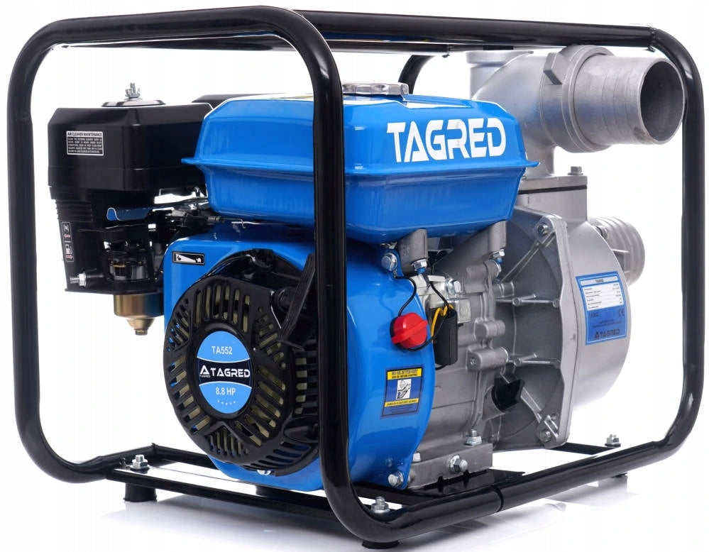 Diesel pump 3" water pump 7,5HP /5500W 60000 l/h + HOSE 3" 20m Hydrophore capacity 0 l