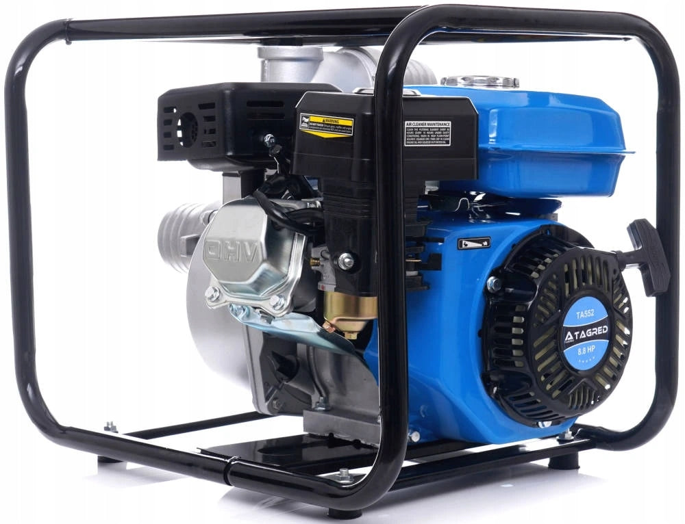 Diesel pump 3" water pump 7,5HP /5500W 60000 l/h + HOSE 3" 20m Manufacturer code MOTOPOMPA SPALINOWA 3"
