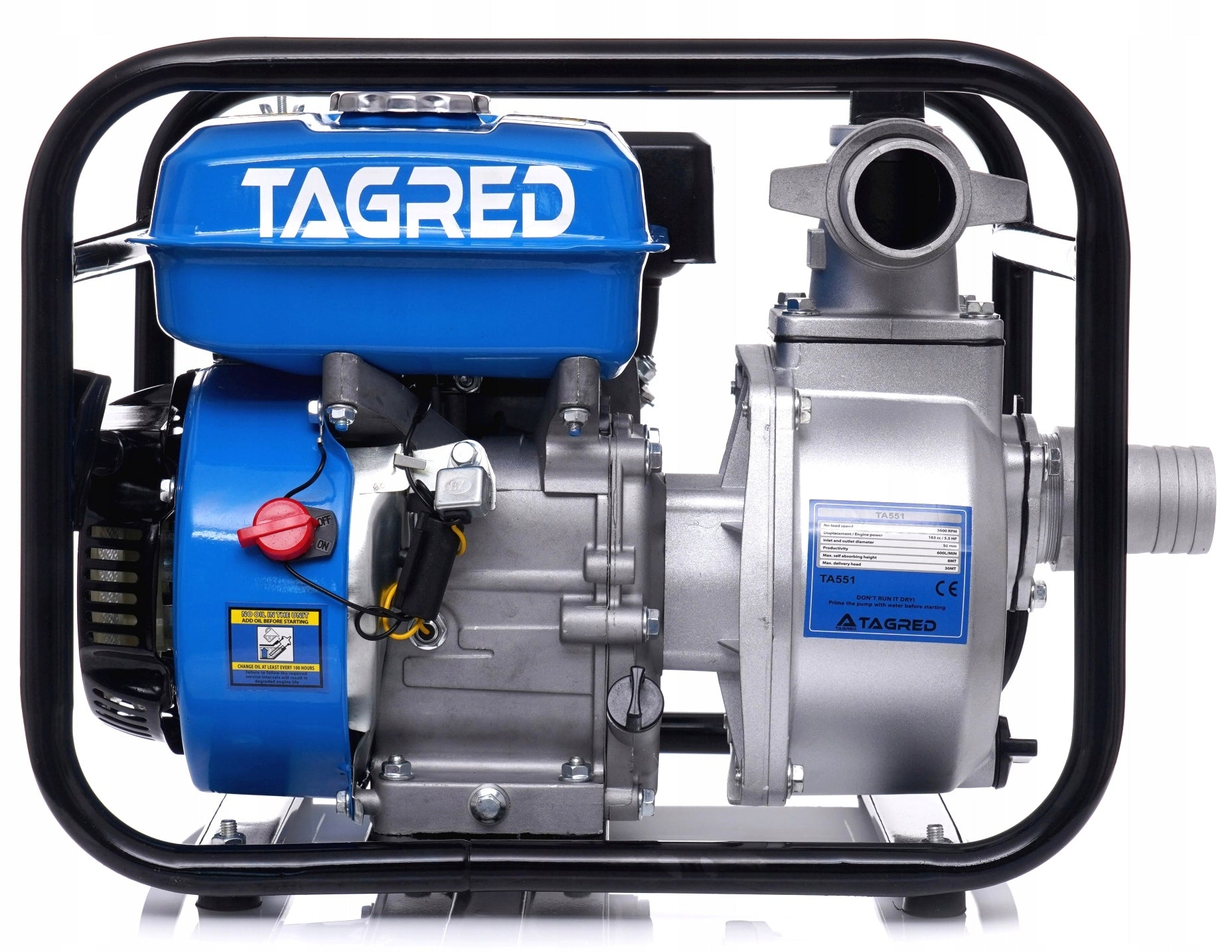 Diesel pump water pump 6,5HP 36000l/h 2" + Oil 0,6L Manufacturer code TA551