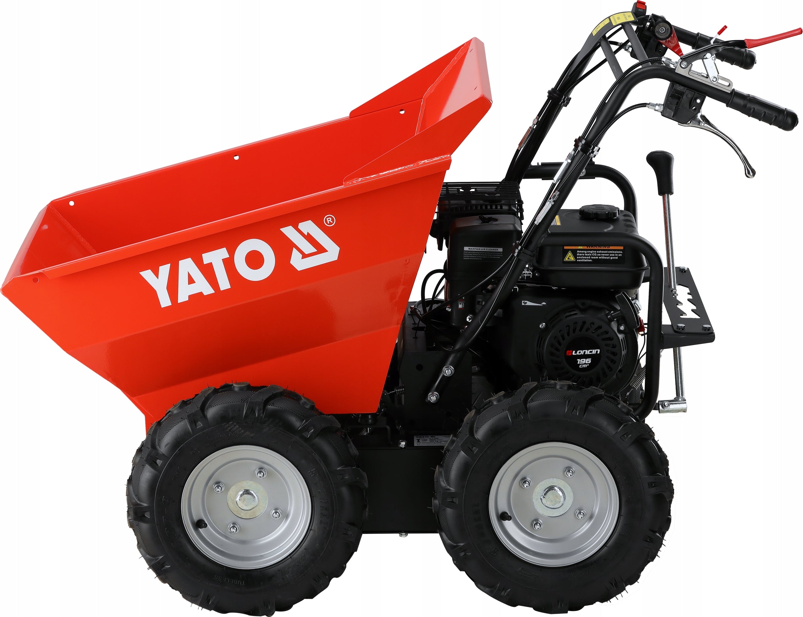 Diesel wheelbarrow Yato 196 l 4x4 300 kg Wheels number 4