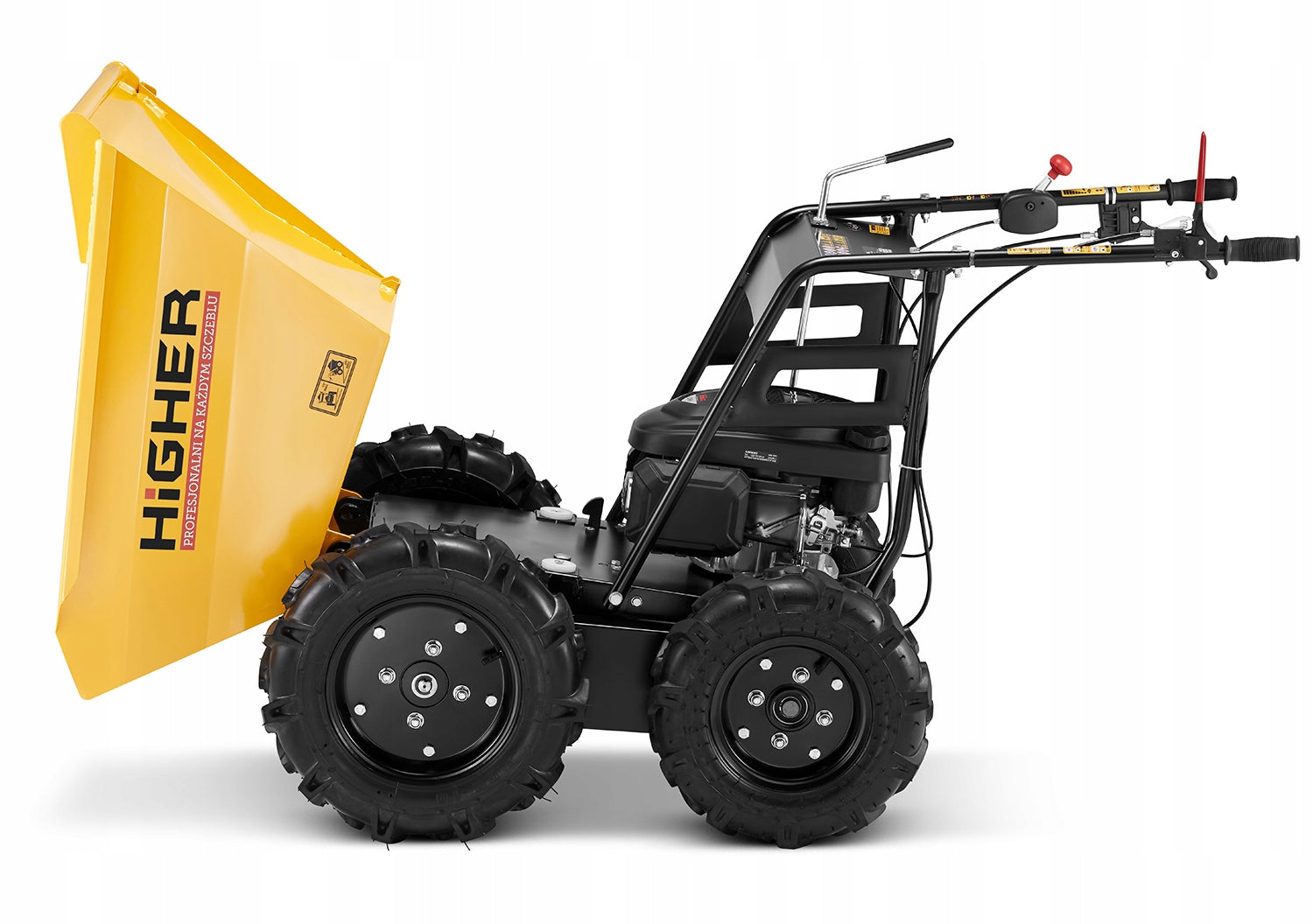 Diesel wheelbarrow diesel hauler transport trolley with 4x4 4,0HP drive Wheels number 2