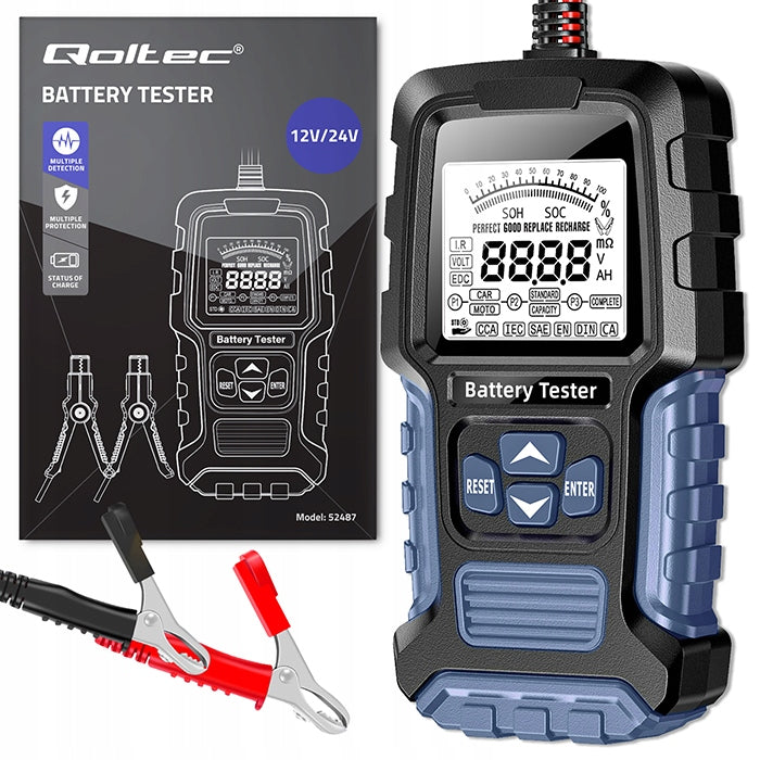 Digital Battery Meter Tester With LCD Display 12V 24V 3Ah-250Ah