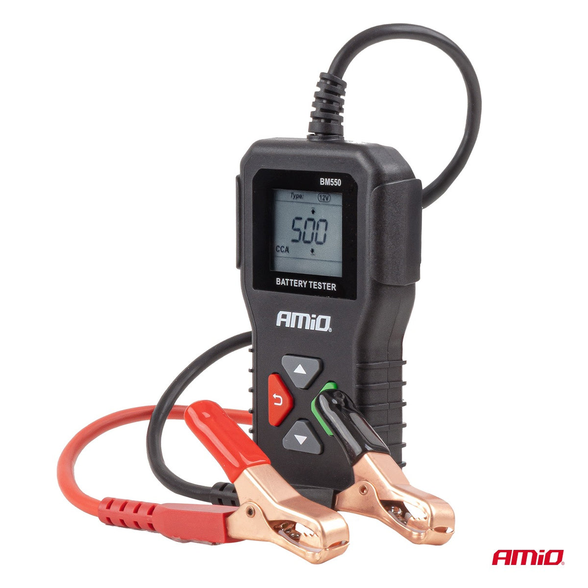 Digital Battery Tester 2-220 Ah 6V 12V 24V AMIO 04920 Manufacturer code AMIO-04920