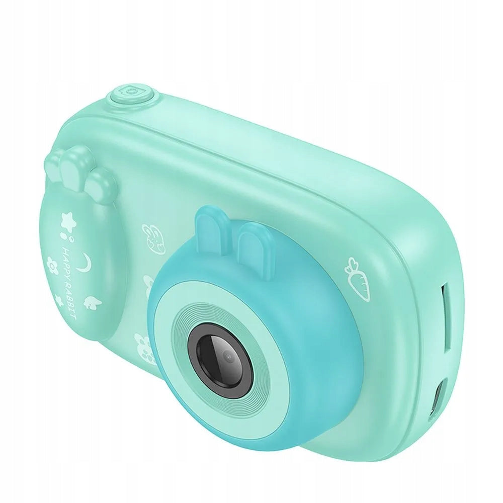 Digital Camera for Kids Hoco DV205 Photo Selfie Video Blue Packaging status original