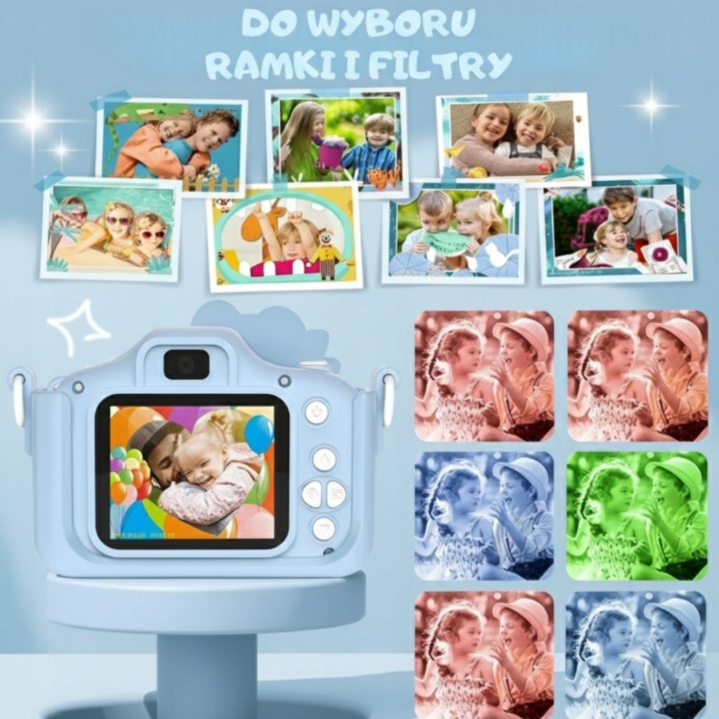 Digital Photography Camera for Kids to Play Camera with Games Card 32GB Kid's age 12＋ months