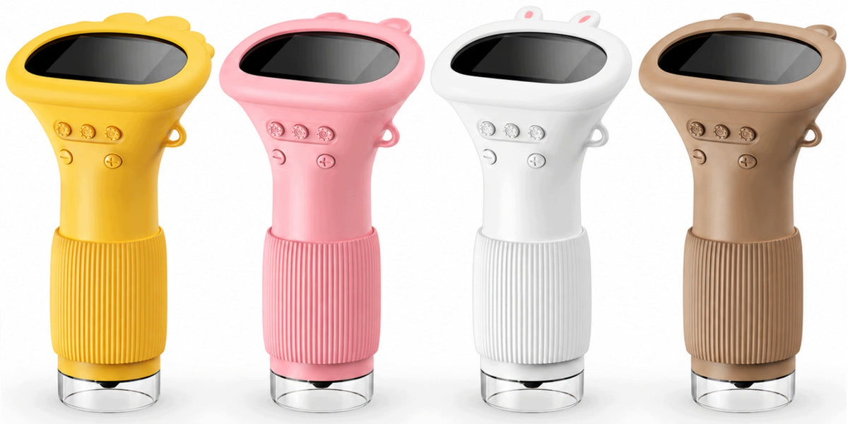 Digital Pocket Microscope for Kids Educational Toy 1000x LED LCD Packaging status original