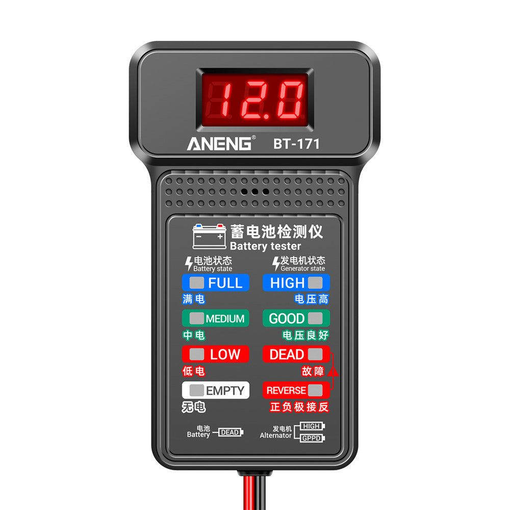 Digital Tester Meter for 12V LCD Battery ANENG BT-172 Brand Aneng