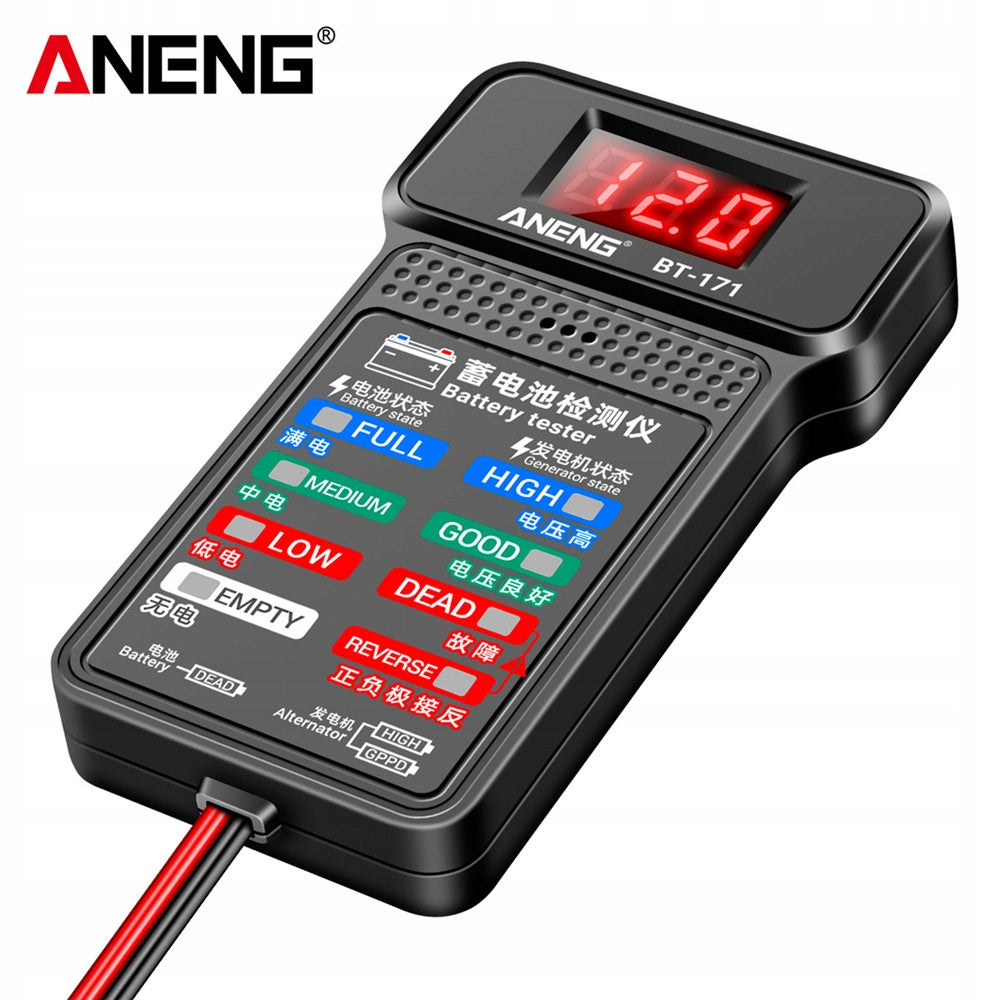 Digital Tester Meter for 12V LCD Battery ANENG BT-172 Manufacturer code BT171