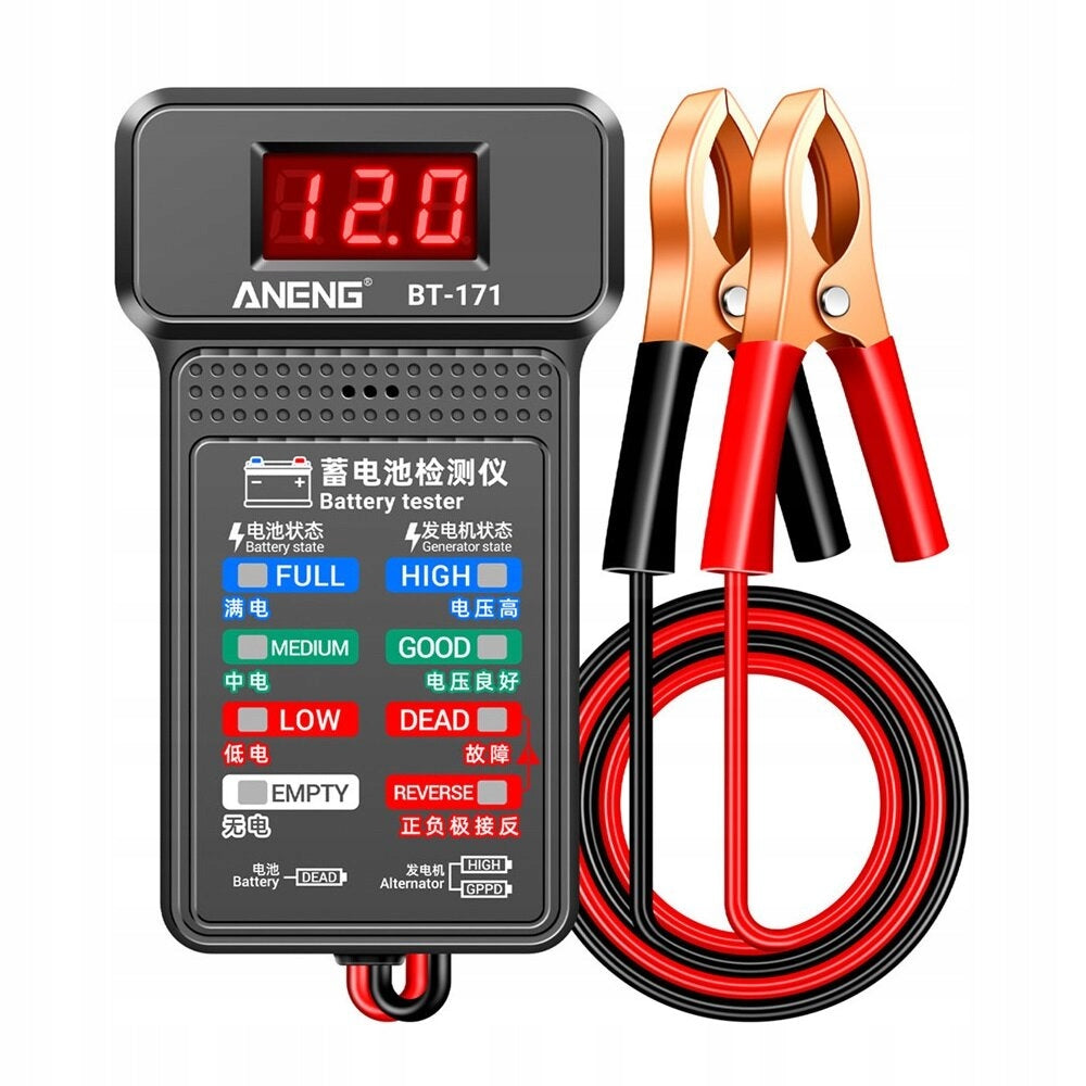 Digital Tester Meter for 12V LCD Battery ANENG BT-172