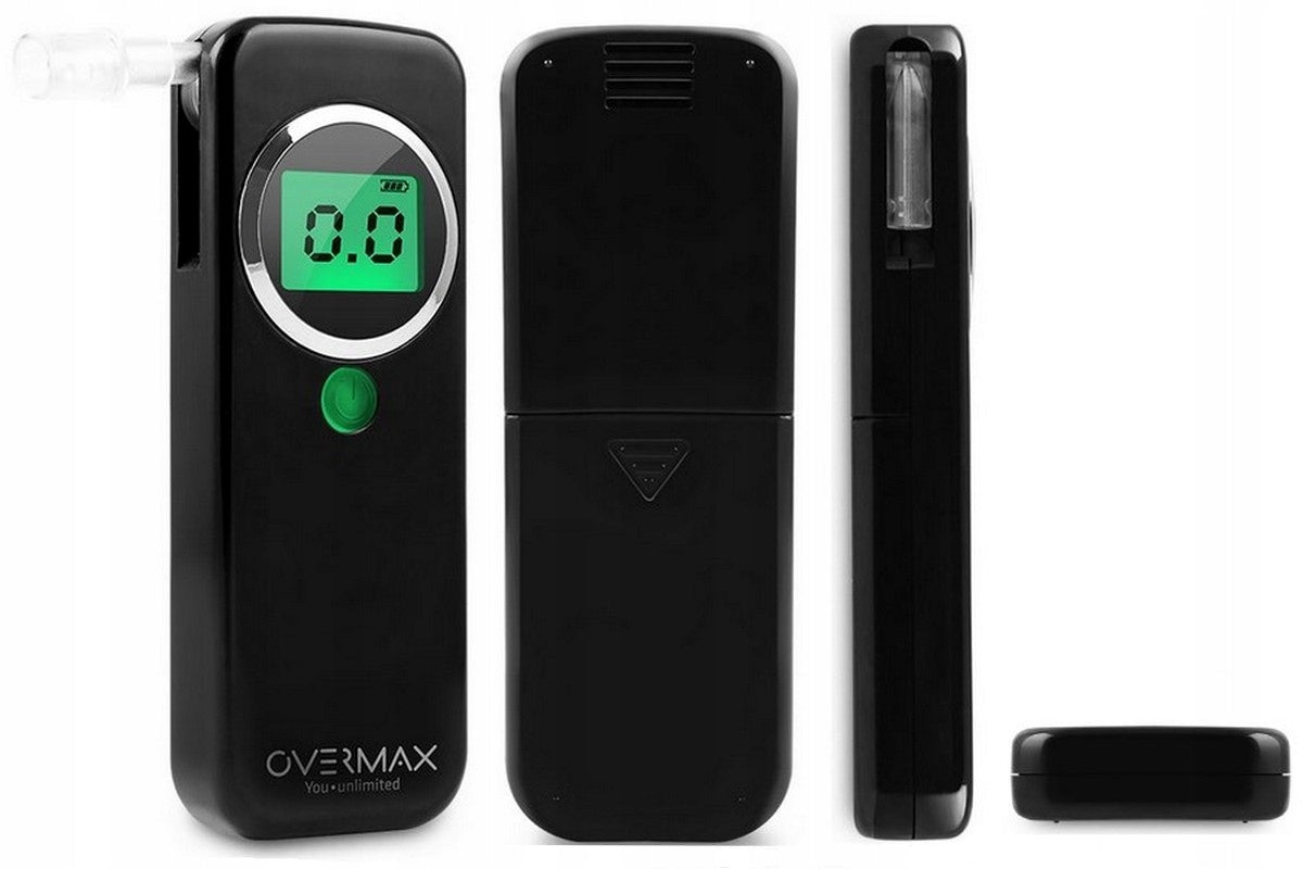 Digital breathalyzer Overmax AD-02 semiconductor LCD sobriety tester Brand Overmax