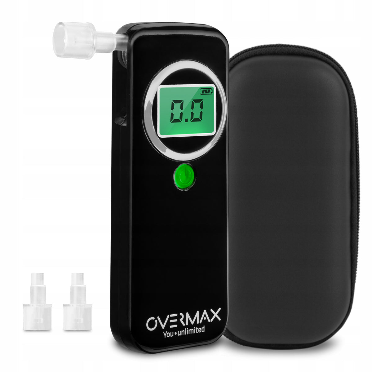 Digital breathalyzer Overmax AD-02 semiconductor LCD sobriety tester
