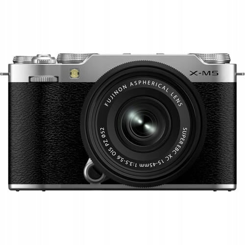 Digital camera FujiFilm X-M5 + lens XC 15-45 silver