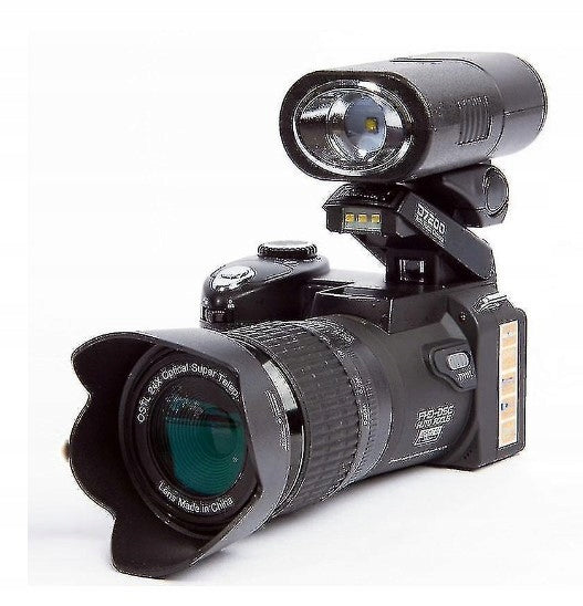 Digital camera Polo D7200 black SLR camera with recording function