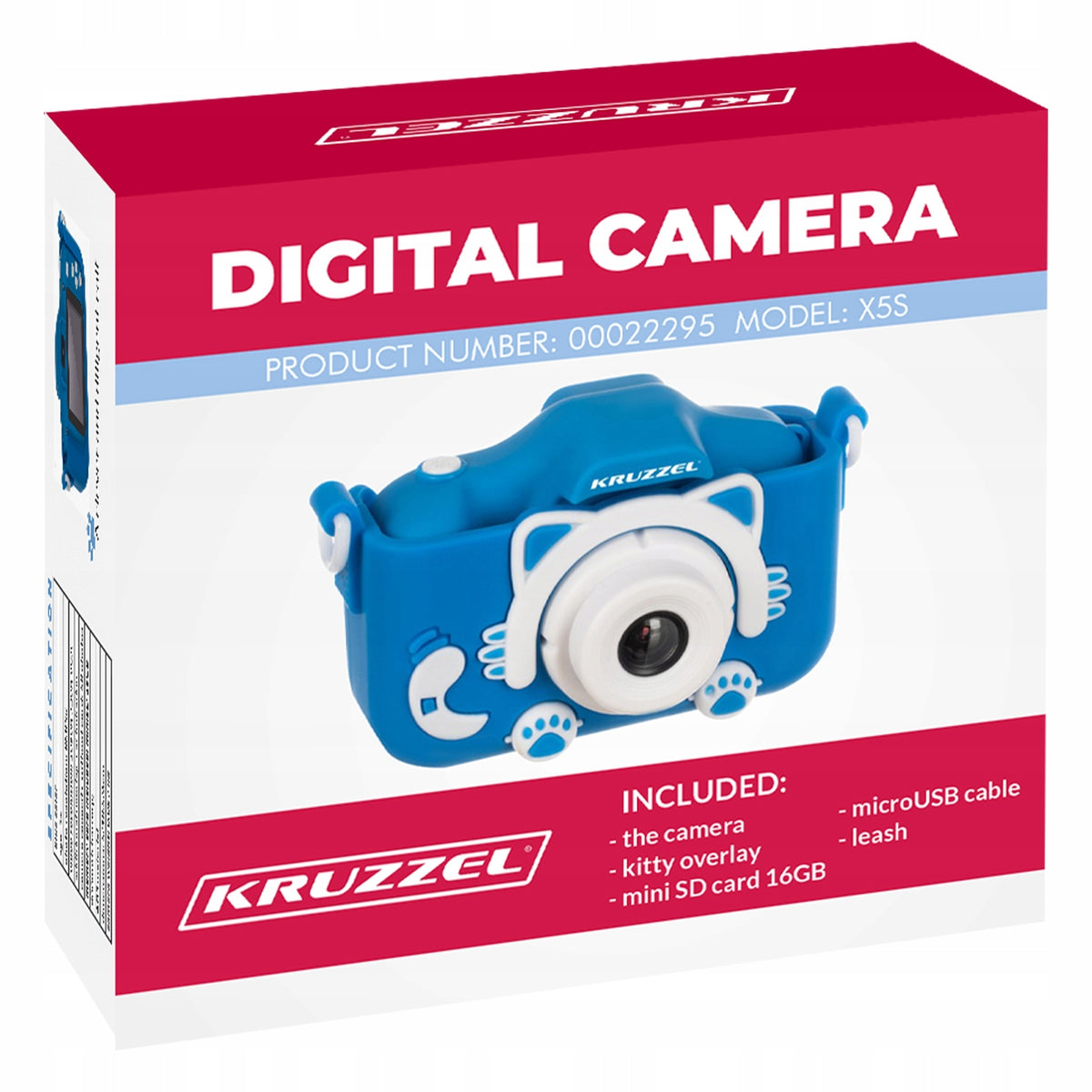 Digital camera blue Kruzzel AC22295 Kruzzel Brand Kruzzel