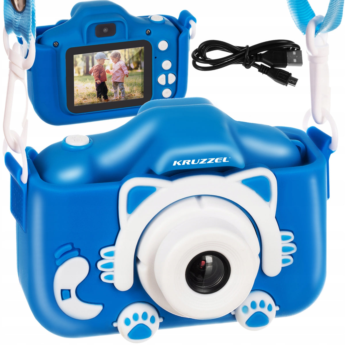 Digital camera blue Kruzzel AC22295 Kruzzel
