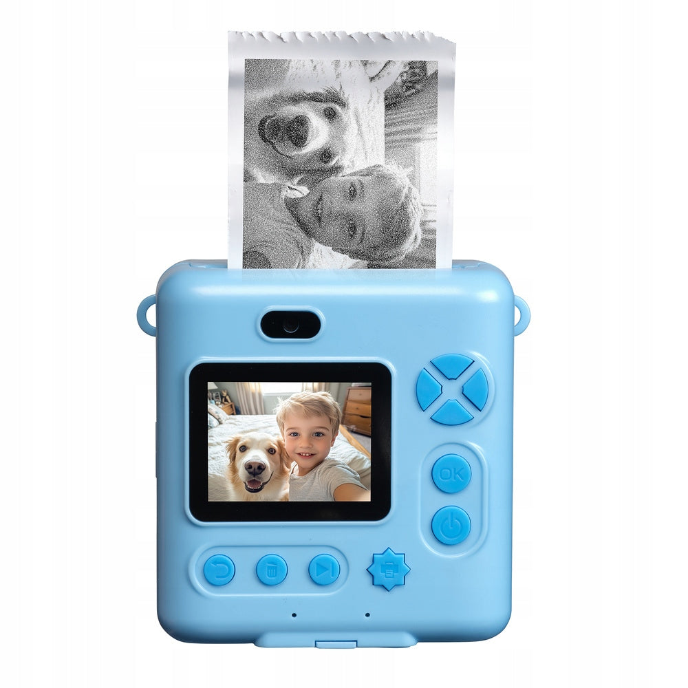 Digital camera for children with thermal printer Denver 2" blue Brand Denver