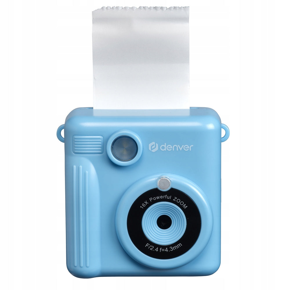 Digital camera for children with thermal printer Denver 2" blue Manufacturer code KPC-1363BU BLUE