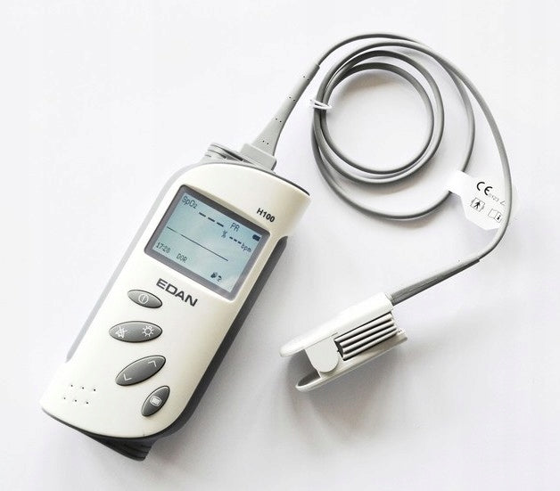 Digital pulse oximeter Edan H100B, sensor + accessories. FV