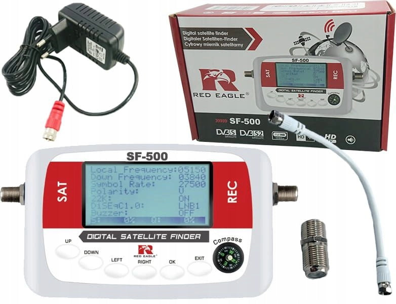 Digital satellite signal meter Red Eagle SF-500 DVB-S2