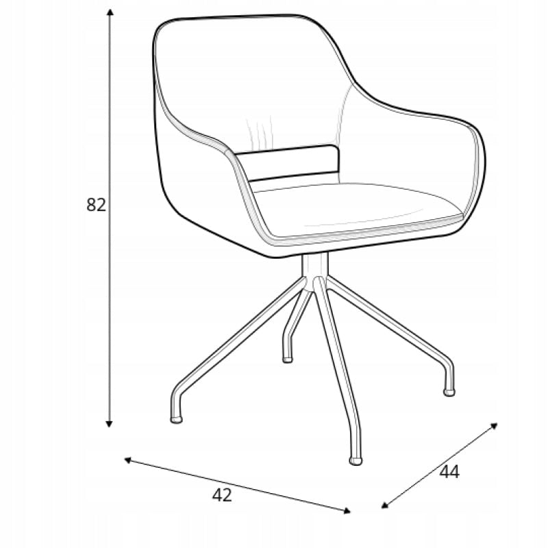 Dining Chair Modern Comfortable Loft Designer Waist White Packaging status original
