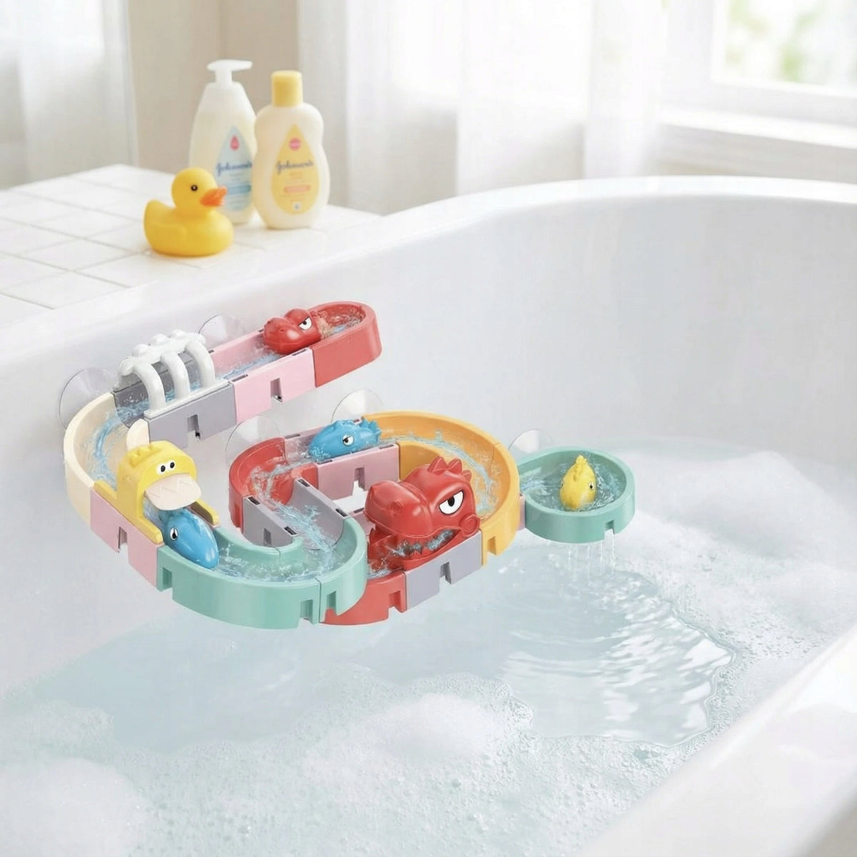 Dino Water Track for Bath Ball DIY 30 el. Sensory Toy Manufacturer code 8366-47A