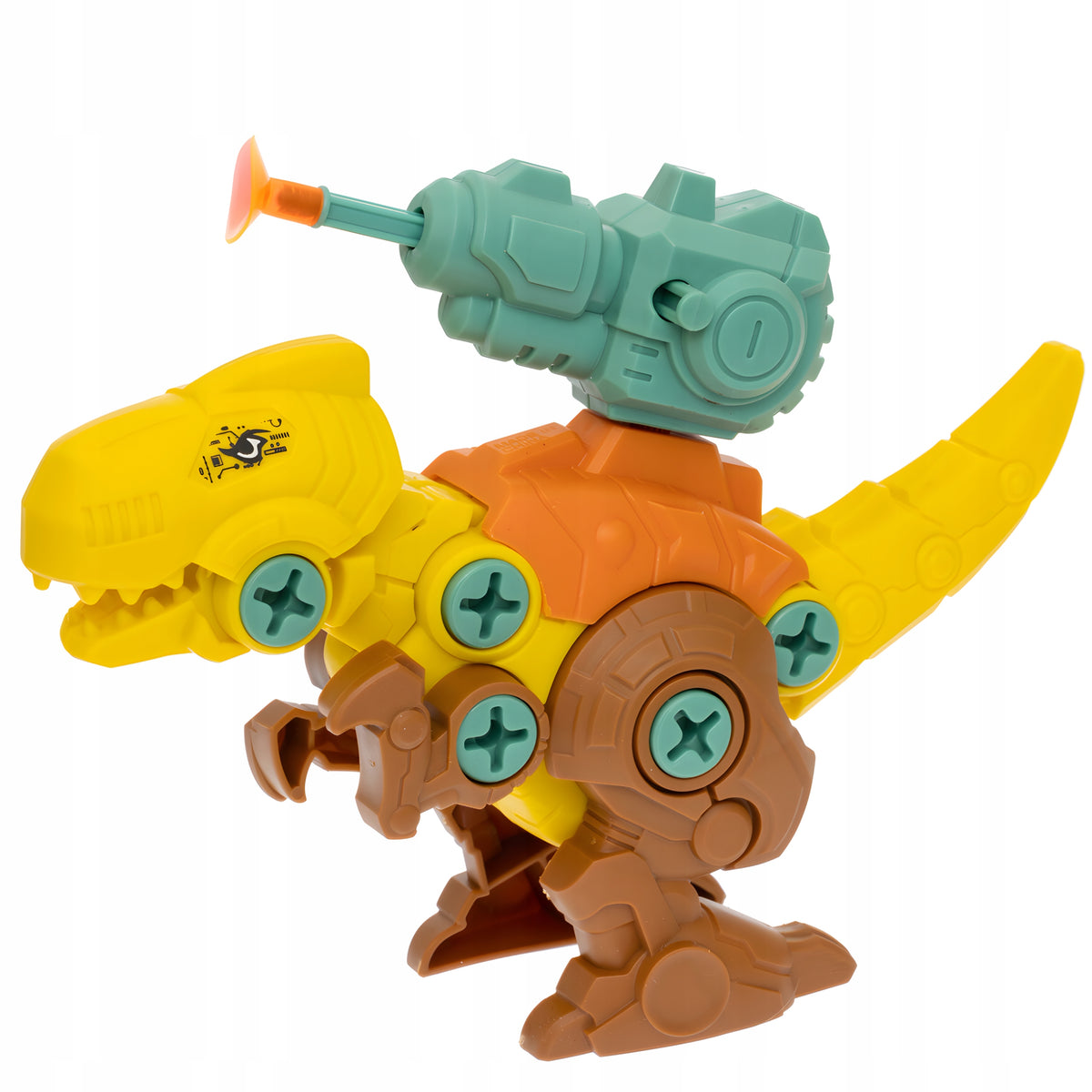 Dinosaur Figurines for Twisting Blocks Arrow Launcher Manufacturer code 825 Figurki Dinozaury do skręcania Wyrzutnia