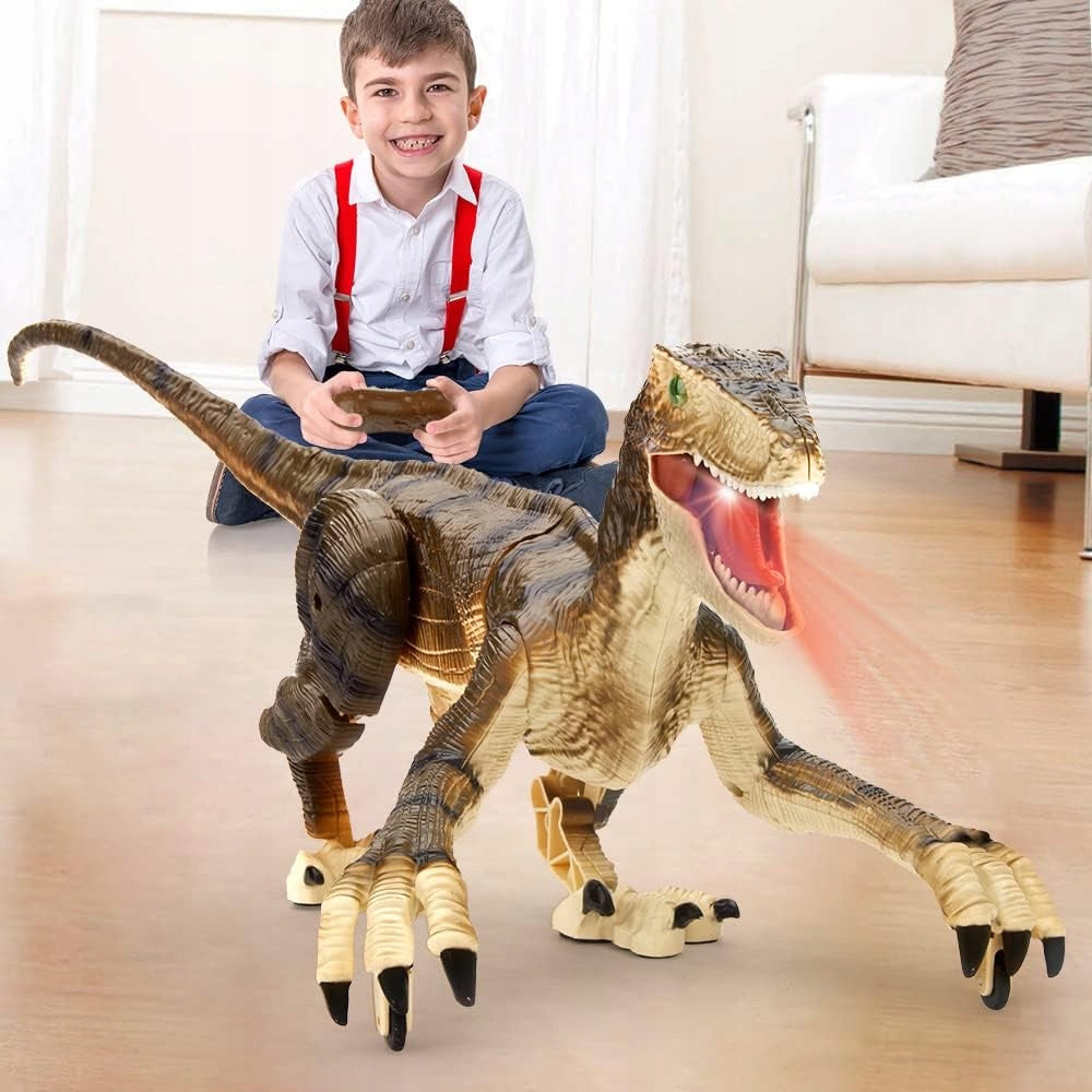 Dinosaur Toy RC Remote Controlled 2,4GHz Walking Roaring LED Brand Wiky