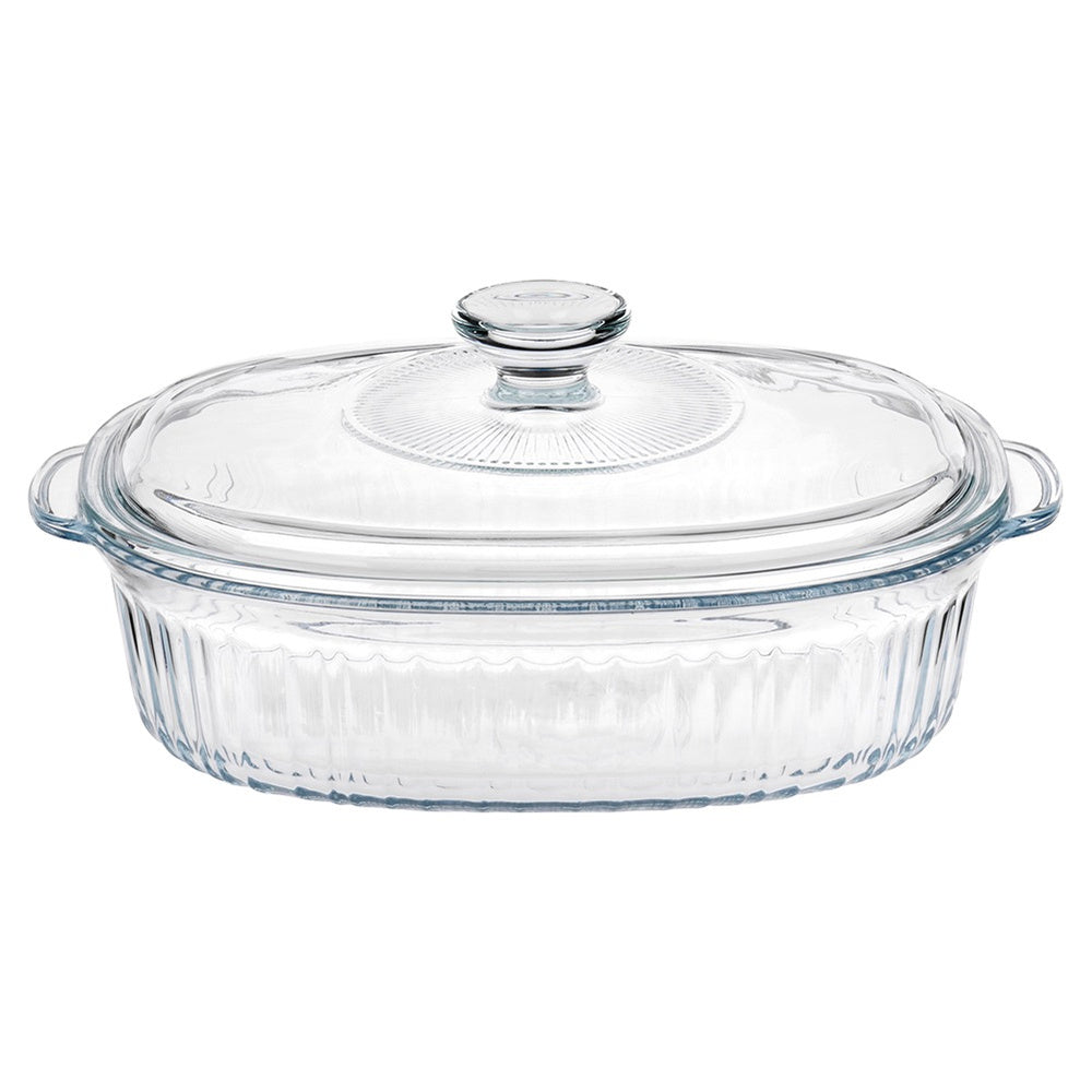 Dish HEAT RESISTANT glass pan baking lid 1,6L Brand no brand