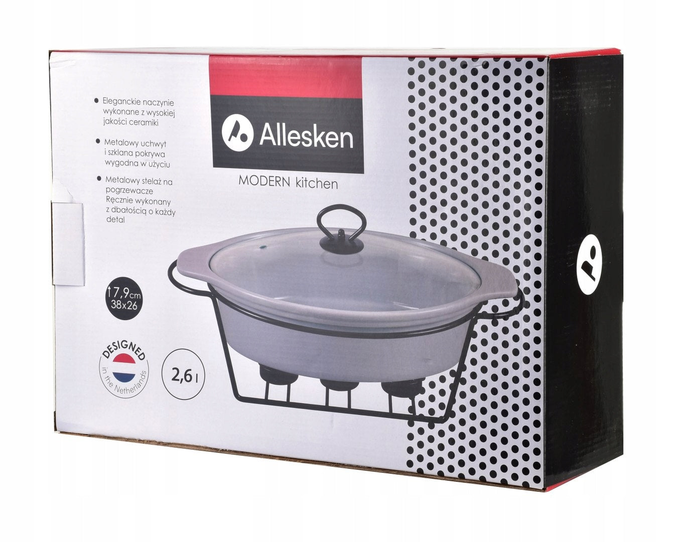 Dish with oval heater 2,6 l HTN0963 EAN (GTIN) 5905771420963
