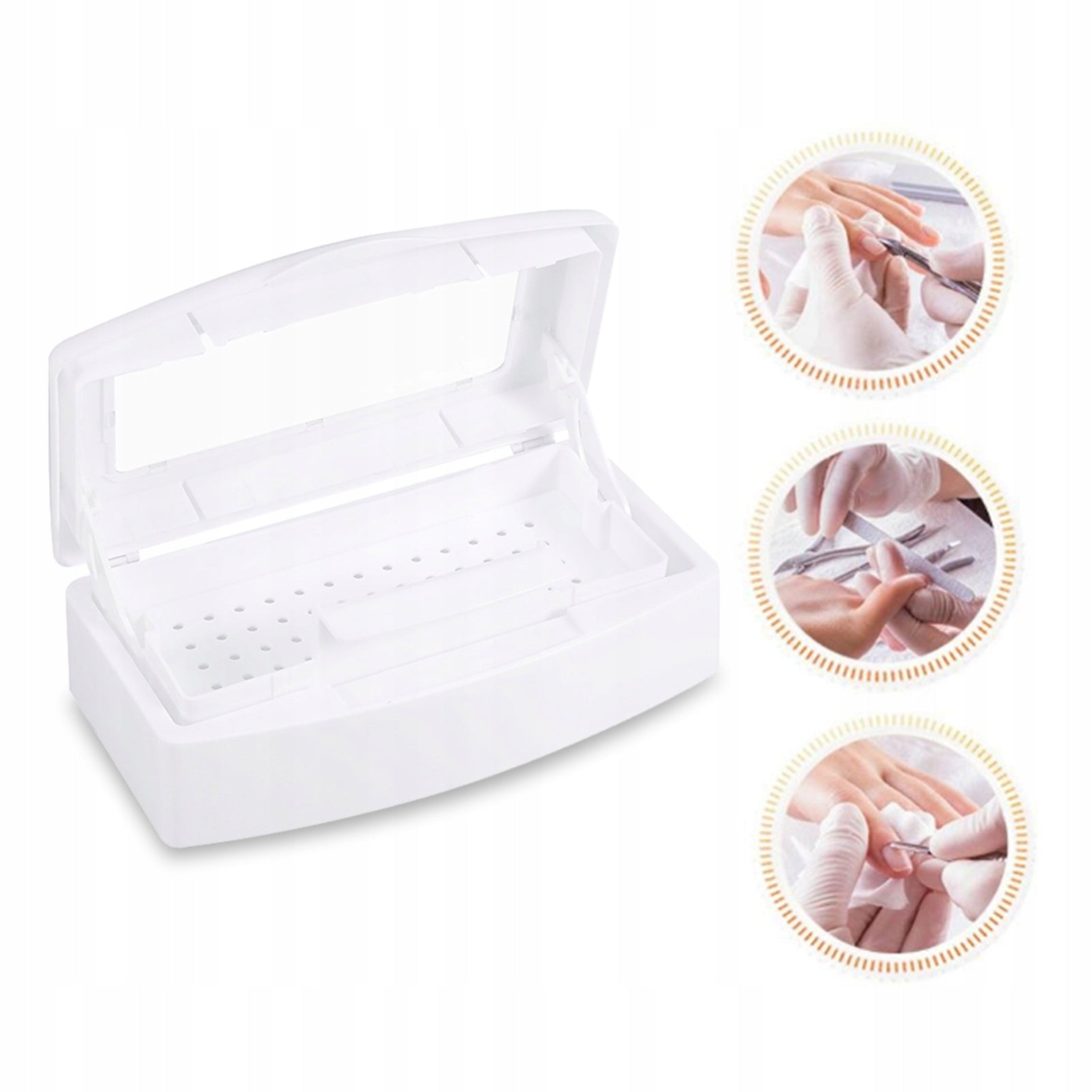 Disinfection Container File Tools Bathtub Liquid White