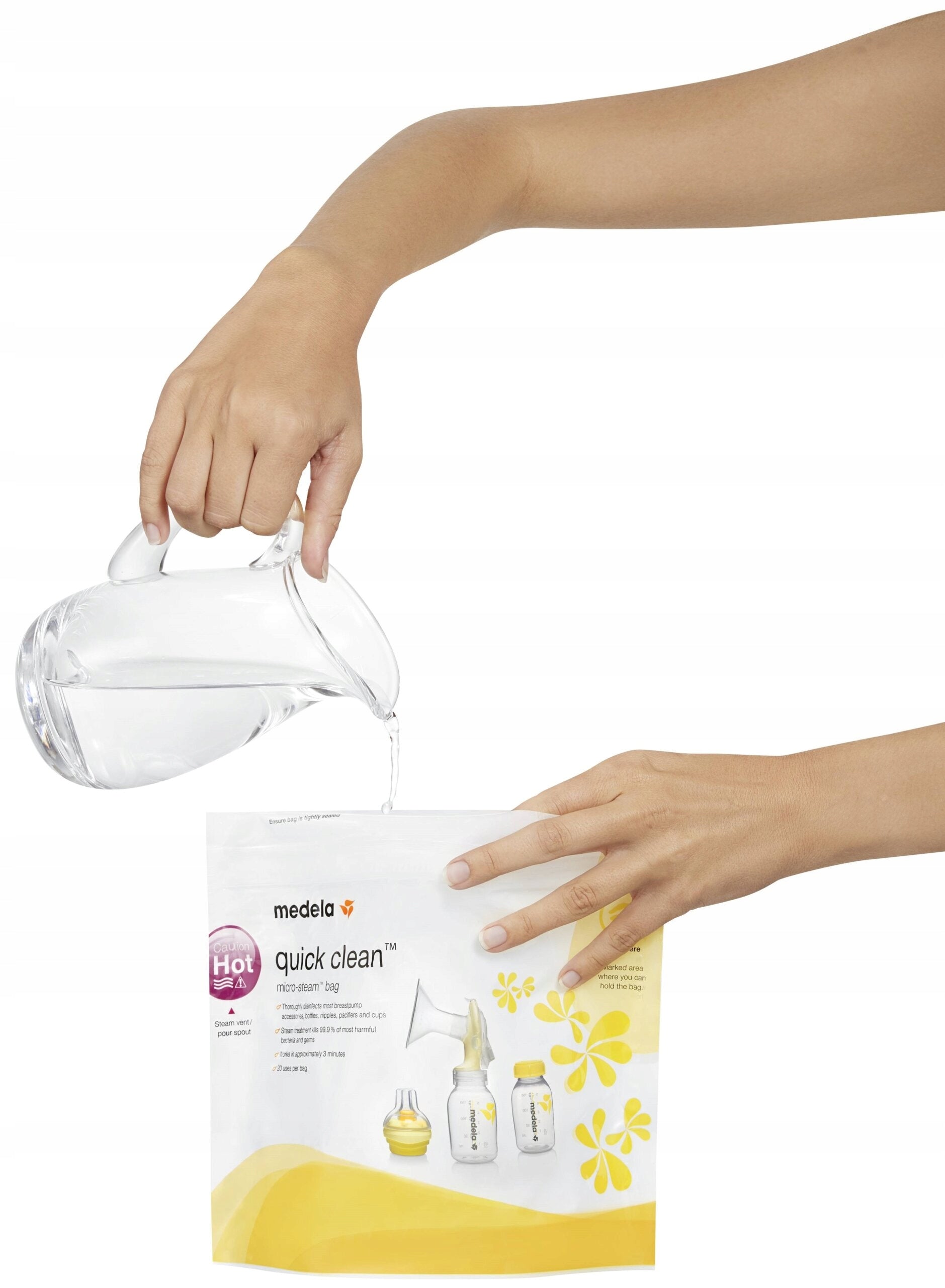 Disinfection bags MEDELA Quick Clean 008.0069 (5 pieces) Kind Microwave