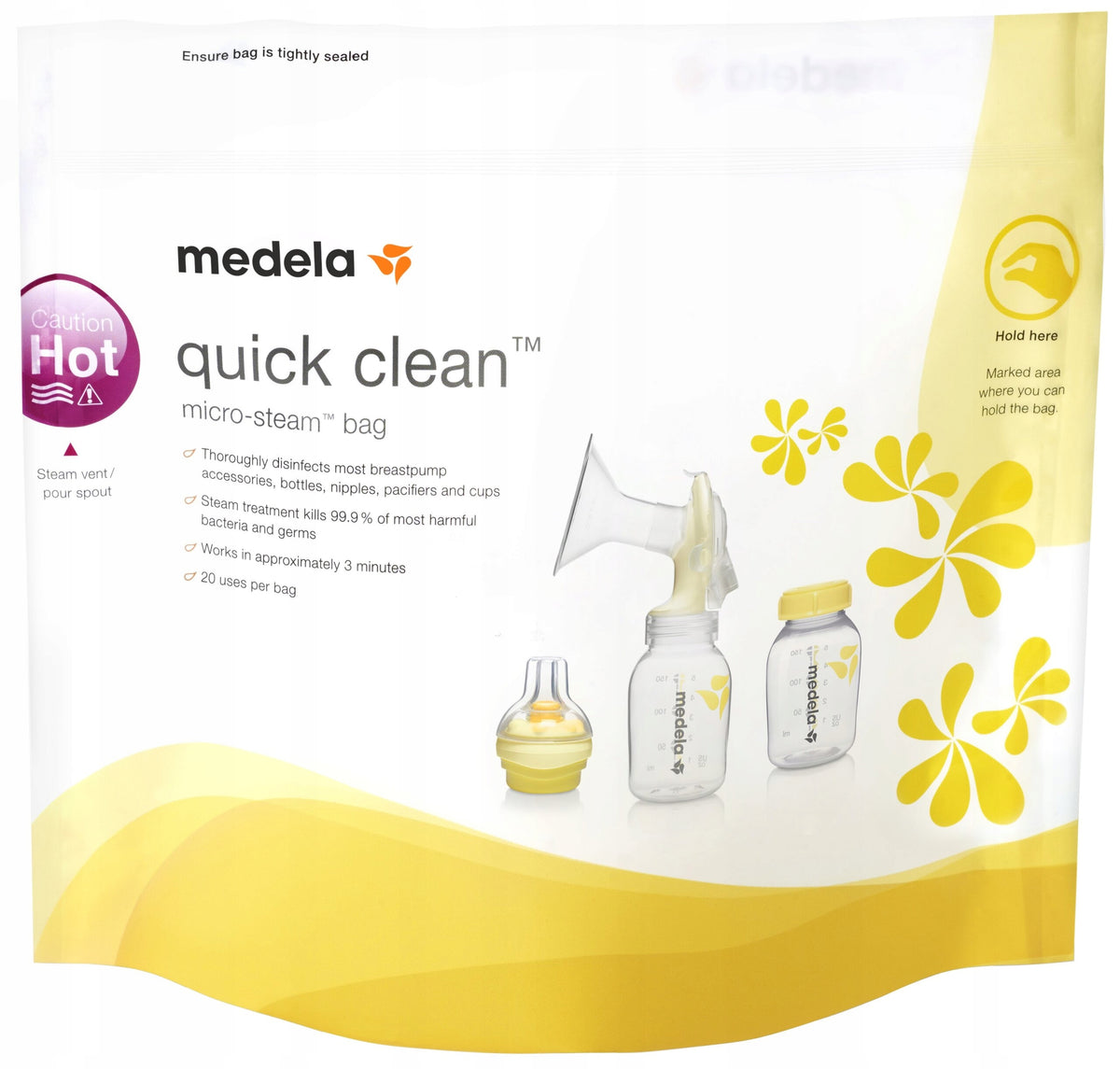 Disinfection bags MEDELA Quick Clean 008.0069 (5 pieces) Medical device no
