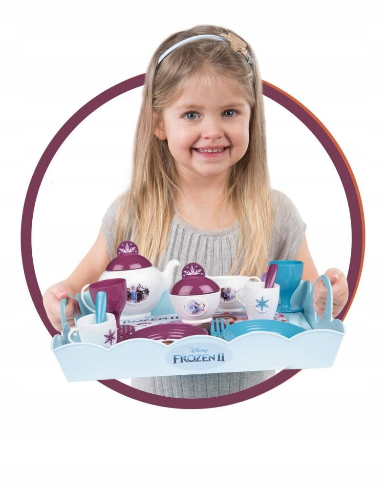 Disney Frozen Large Tray with Frozen Tableware 18 Accessories Smoby Packaging status original