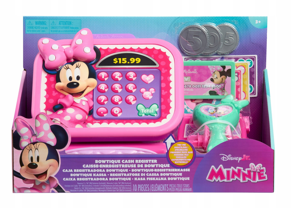 Disney Junior Minnie Mouse Bowtique Children's Shop Cash Register 89929