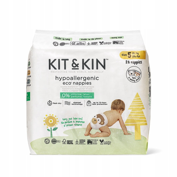 Disposable Diapers Size 5 stock 112 pcs 11 kg+ Absorbent Junior 4x28 Packaging status original