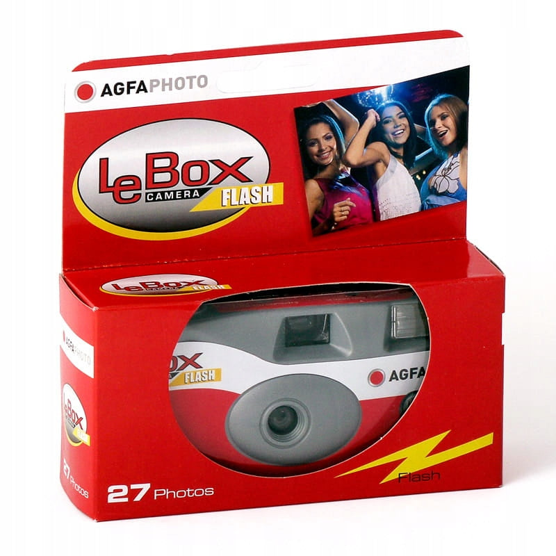 Disposable camera AgfaPhoto LEBOX 27 pcs. Packaging status original