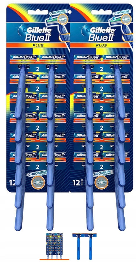 Disposable razor Gillette Blue 2 Plus 24 pieces SET