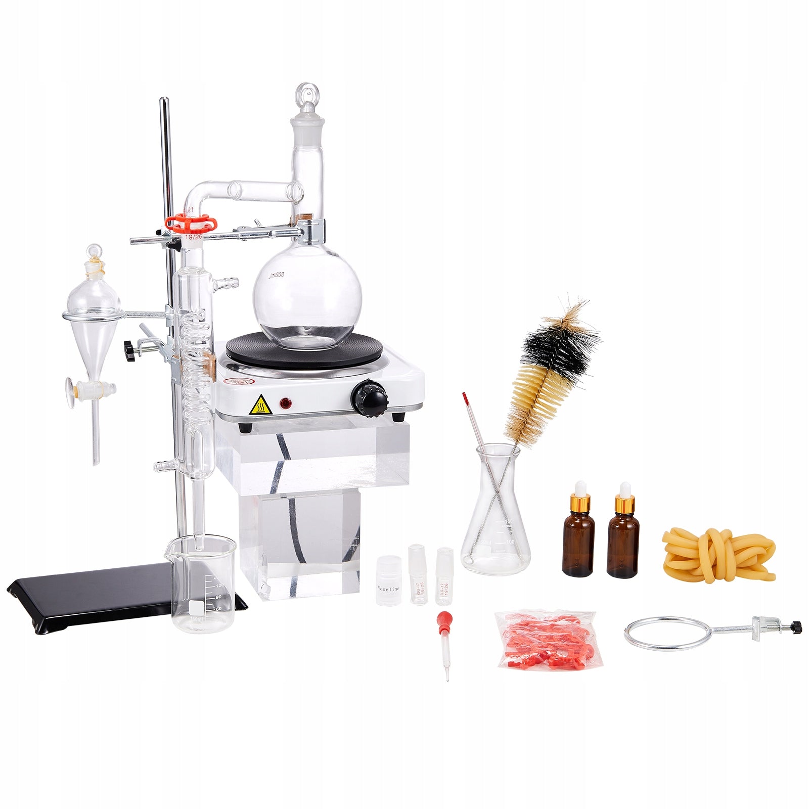 Distillation Set 500ML With Electric Stove 1000W Weight 3,17KG