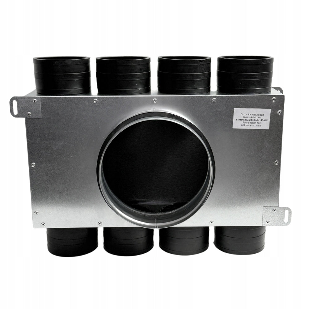 Distribution box ventilation pipe splitter fi160 / 8x75mm Packaging status original