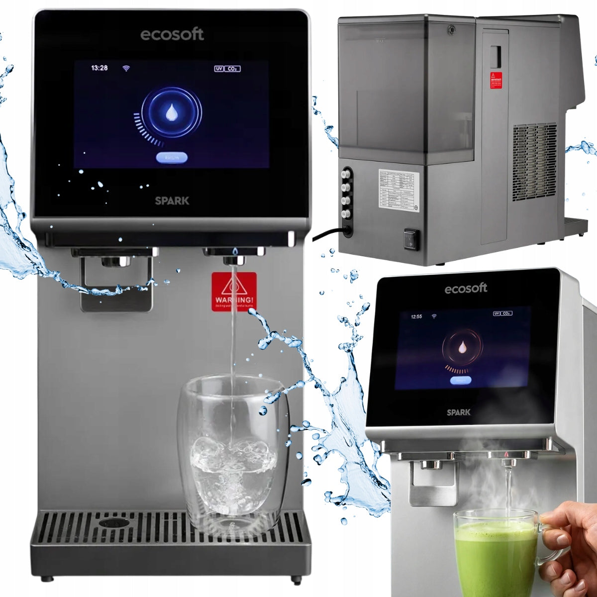 Distributor with reverse osmosis, sparkling water, cold and hot Ecosoft SPARK