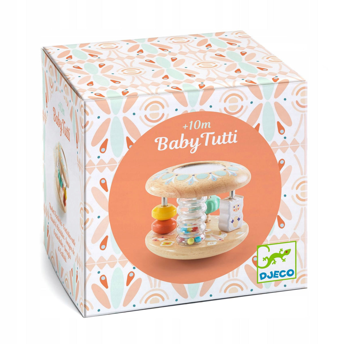 Djeco Rattle Tutti Wooden Educational Toy for Babies 10m+