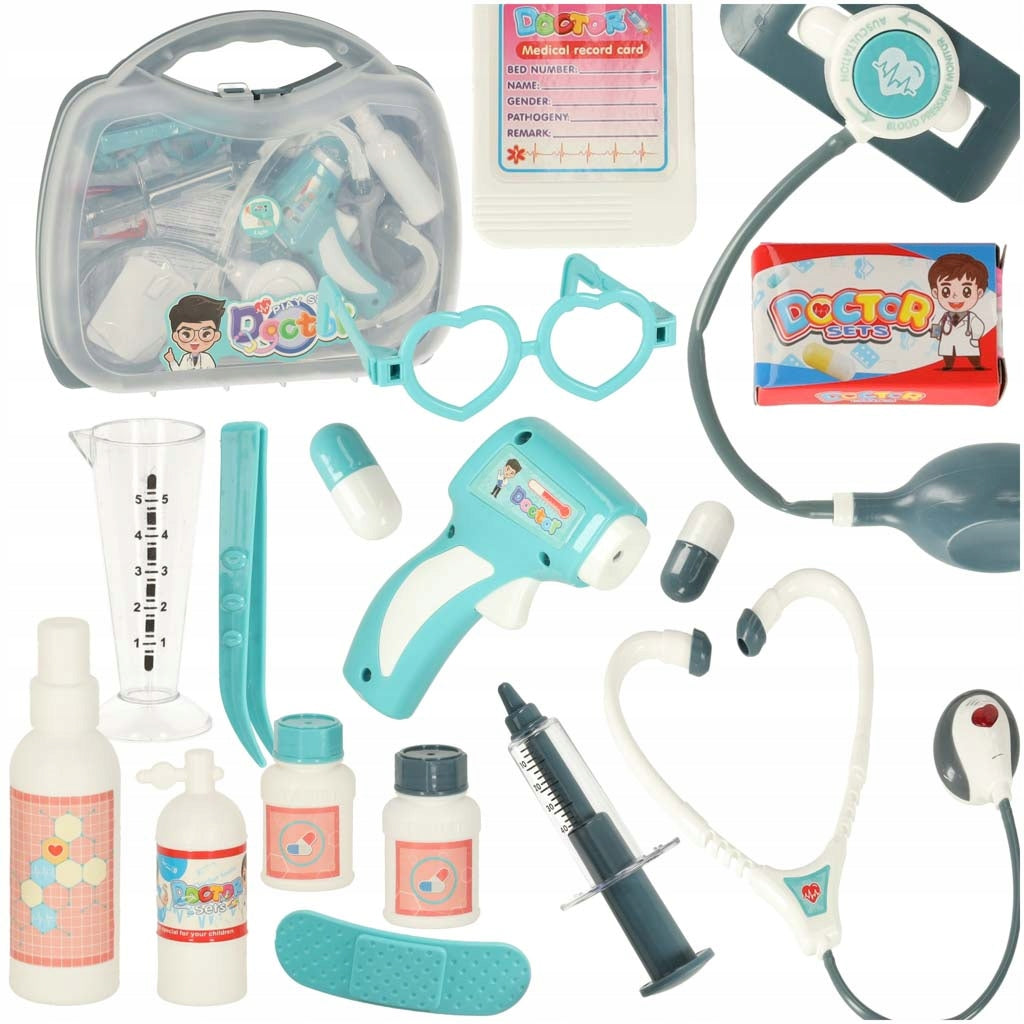 Doctor kit in suitcase small doctor accessories sound light
