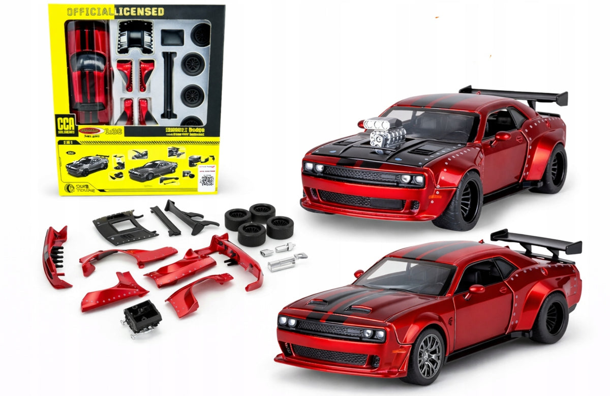 Dodge Challenger TUNING KIT 1:36 GIFT FOR BABY BOY!!! Manufacturer code 88733