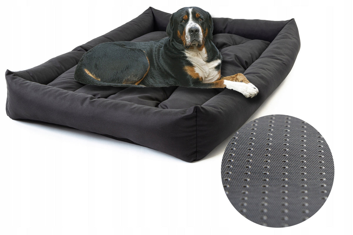 Dog Bed Couch 120x90 WATERPROOF Black