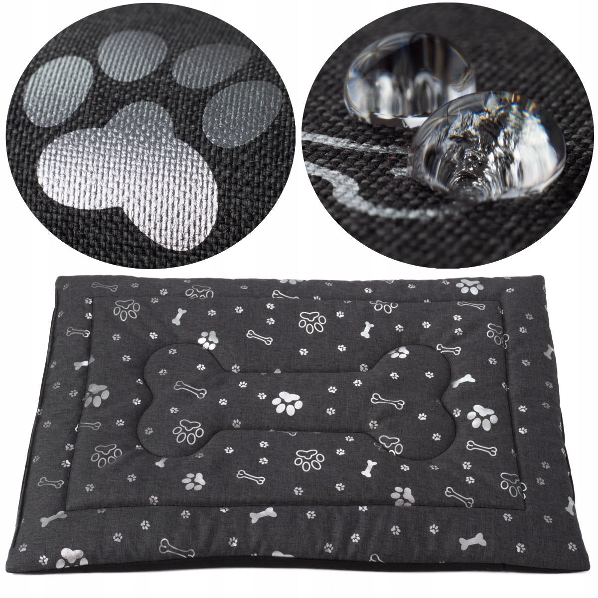 Dog Bed Mat 100x70 Waterproof Soft Pillow Cushion Sleeping