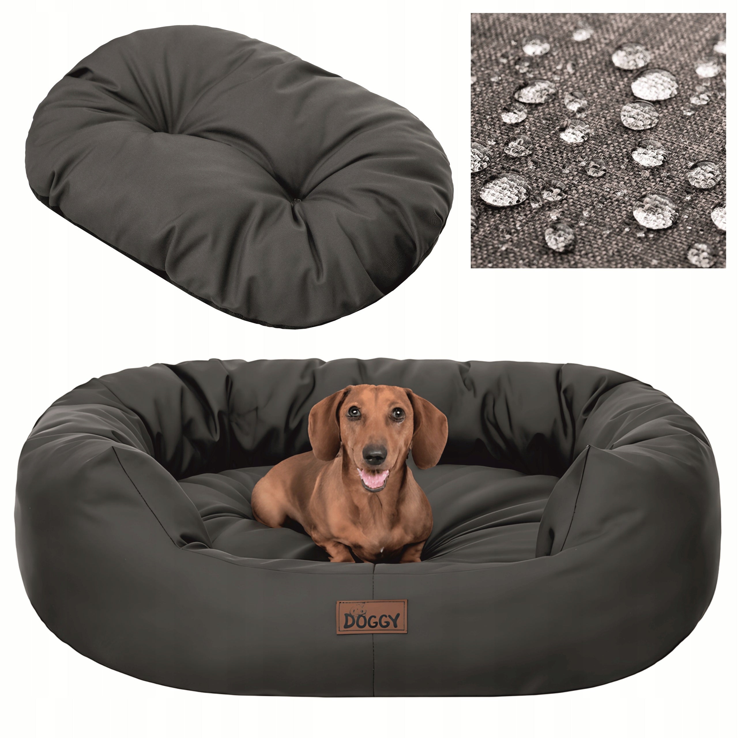 Dog Bed - Medium Dog Bed 94x75 cm - Removable Mattress