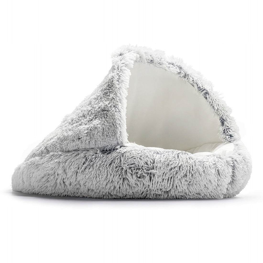 Dog Bed Mink Shaggy Sleeping Bag 80 cm Dog Bed Soft Large Manufacturer code legowisko dla psa norka okrągłe szare 80 cm