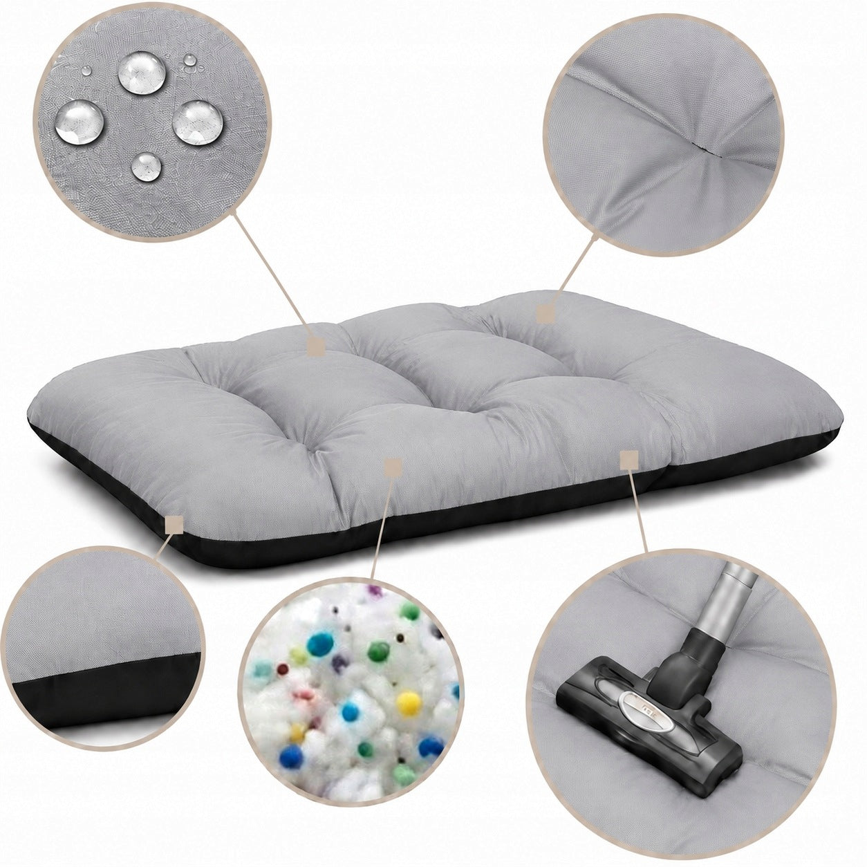 Dog Bed WATERPROOF Cushion Mat Bed Playpen Mat 100x70 STEEL Manufacturer code Legowisko dla psa kota posłanie kanapa mata