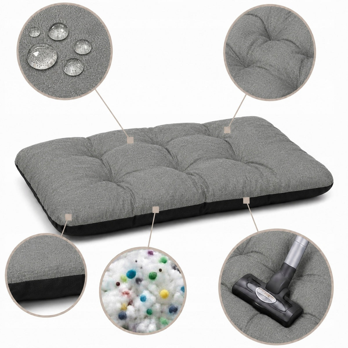 Dog Bed WATERPROOF Pillow Playpen Bedding Mat Bed 100x70 LEN Manufacturer code Legowisko dla psa kota posłanie kanapa mata